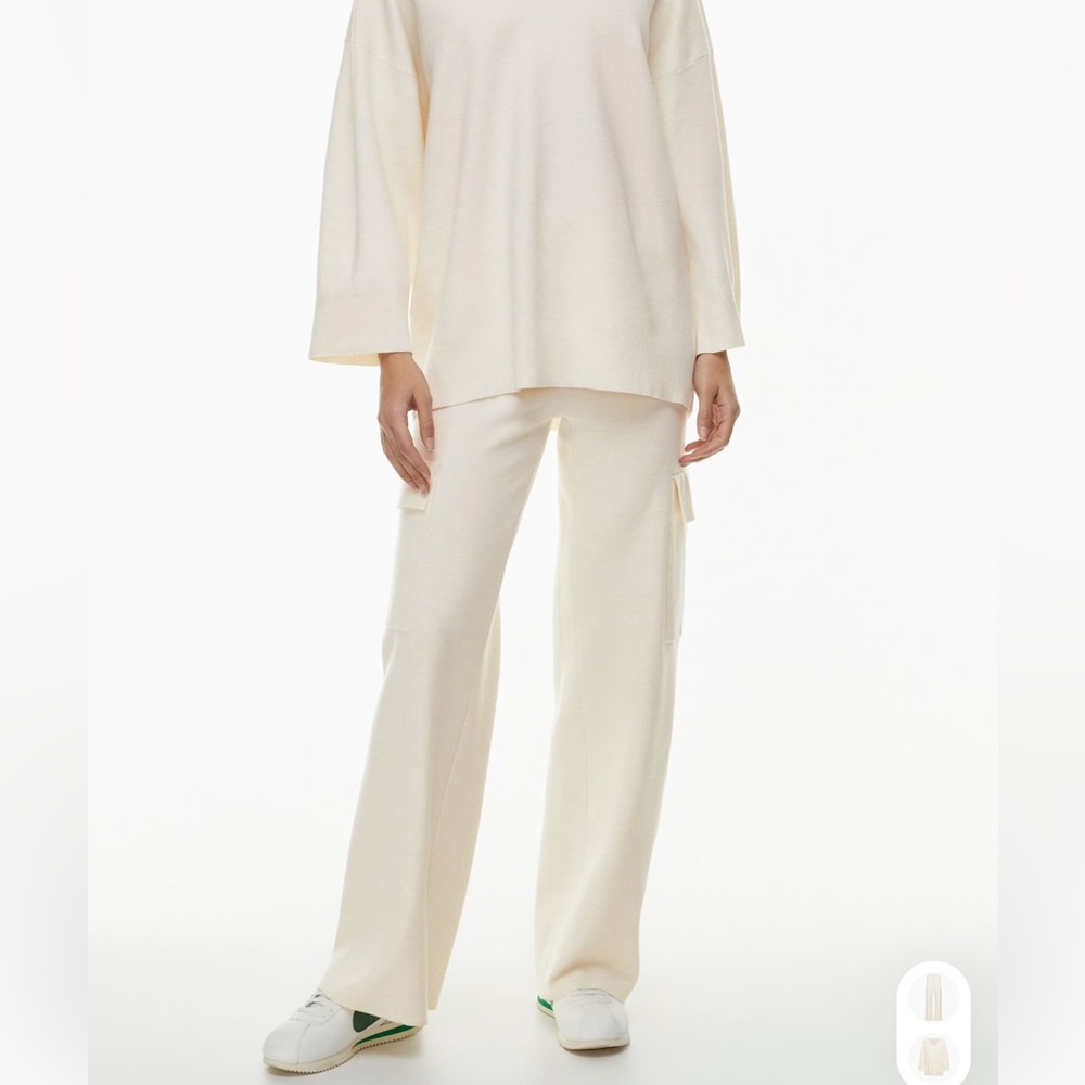 Aritzia Wilfred Free Atlantis Cargo Pant, Heather Birch, Size Small